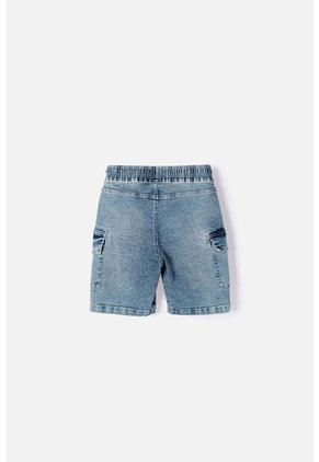 Bermuda De Mic Con Cordón Azul Para Niño 12