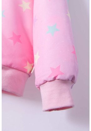 Chaqueta De Mic Con Cierre Y Capucha Multicolor Para Niña 12