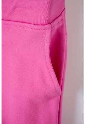 Jogger De Mic Con Bolsillos Rosado Para Niña 8