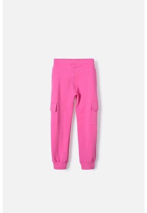 Jogger De Mic Con Bolsillos Rosado Para Niña 8