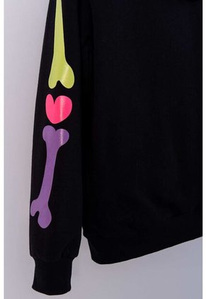 Buzo De Mic Catrina Con Capucha Negro Para Niña 6