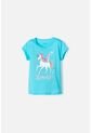 Camiseta De Mic Manga Corta Azul Para Niña 4 de MARCA MIC