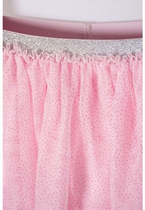 Falda De Mic Corta Rosada Para Niña 12