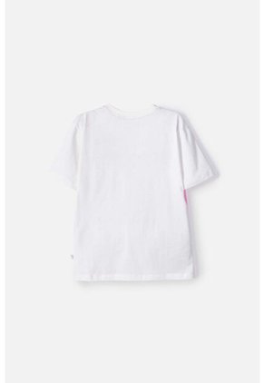 Camiseta De Mic Manga Corta Multicolor Para Niña 12