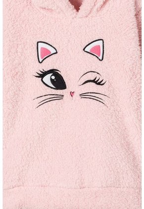 Buzo De Mic Con Capucha Rosa Para Niña 6