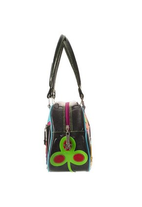 Bolso Marcela Gomez Negro Multicolor