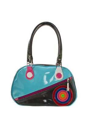 Bolso Marcela Gomez Negro Multicolor