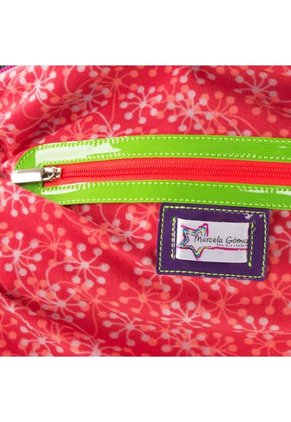 Bolso Marcela Gomez Negro Multicolor