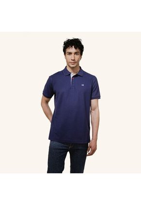 Camiseta Polo Emblema Azul Tierra Arriba Camiseta Polo Emblema Azul Tierra Arriba Talla XL