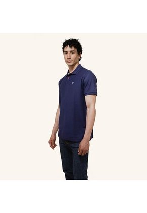 Camiseta Polo Emblema Azul Tierra Arriba Camiseta Polo Emblema Azul Tierra Arriba Talla XL