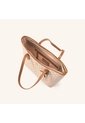 Tote Alas Mediano Beige Chai Primario Básico de Mario Hernández