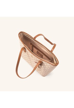 Tote Alas Mediano Beige Chai Primario Básico