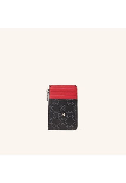Tarjetero 8 Tarjetas Con Zip Toro Primario Básico