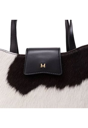 Tote Alas Mini Vaca Negro Jungla Tote Alas Mini Vaca Negro Jungla