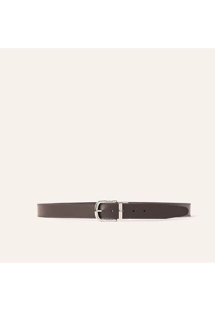 Cinturón Casual Doble Faz Chocolate Negro Esencial Cinturón Casual Doble Faz Chocolate Negro Esencial Talla 105