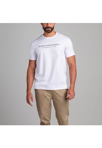 Camiseta Diario Logotipo Blanco Tierra Arriba Camiseta Diario Logotipo Blanco Tierra Arriba Talla XL Mario Hernández