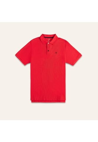 Camiseta Polo Emblema Rojo Tierra Arriba Camiseta Polo Emblema Rojo Tierra Arriba Talla L Mario Hernández