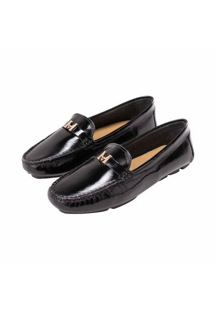 Mocasín Driver Andina Mini Negro Charol MH Mocs Mocasín Driver Andina Mini Negro Charol MH Mocs Talla 35