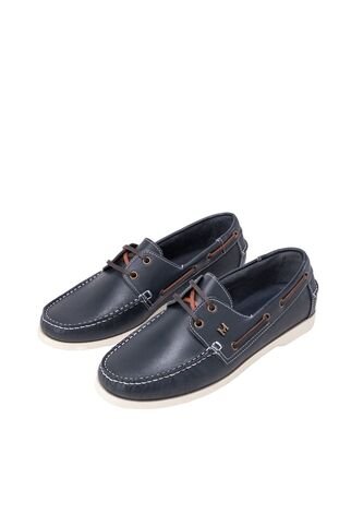 Mocasin Jimenez Azul MH Mocs Mocasin Jimenez Azul MH Mocs Talla 38 Mario Hernández