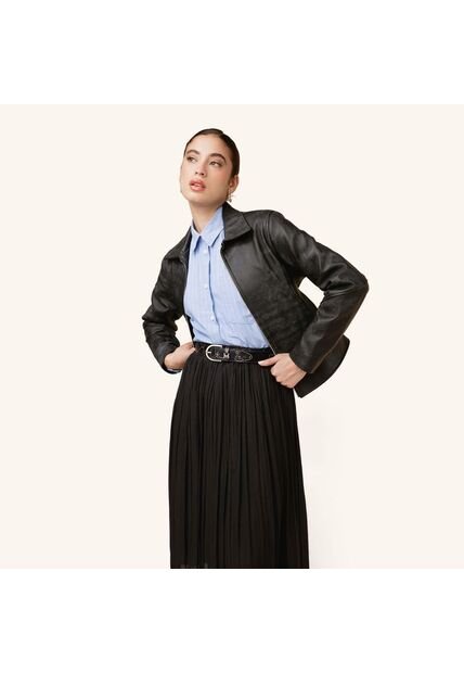 Chaqueta Opalo Negro Jaspeado Portugal Chaqueta Opalo Negro Jaspeado Portugal Talla 6