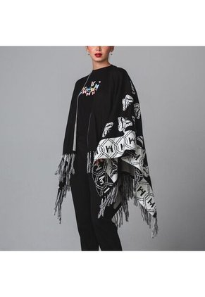 Ruana MH Negro Marfil Cuzco Ruana MH Negro Marfil Cuzco