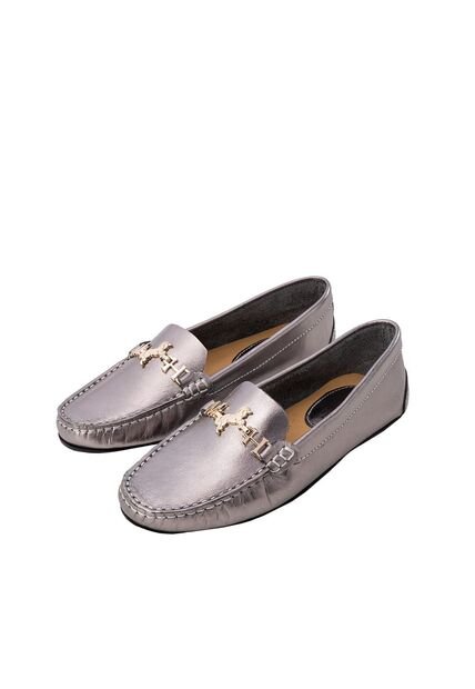 Mocasín Alina Platino MH Mocs Mocasín Alina Platino MH Mocs Talla 36