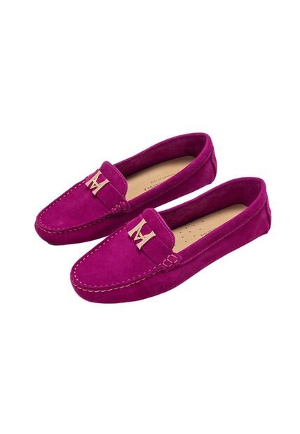 Mocasín Driver Andina Lt Fucsia Gamuza MH Mocs Mocasín Driver Andina Lt Fucsia Gamuza MH Mocs Talla 35