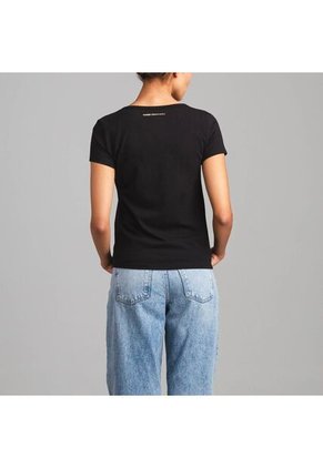 Camiseta Logotipo Negro Tierra Arriba Para Mujer Camiseta Logotipo Negro Tierra Arriba Talla M