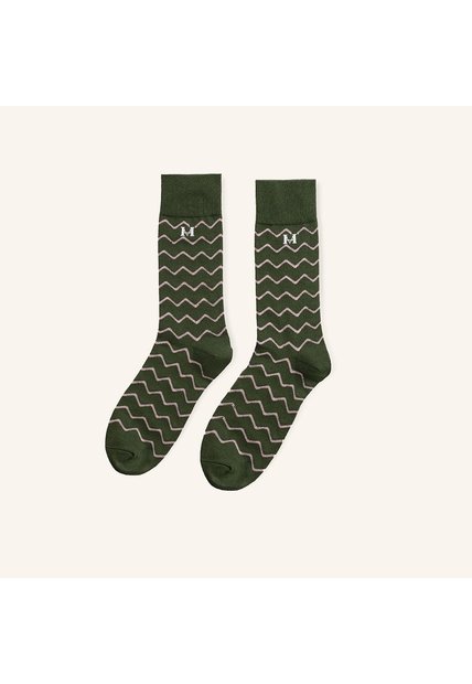Medias Vega Esencial Verde Rosa MH Socks