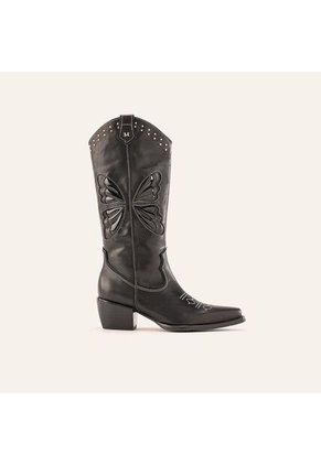 Botas Jerez Caña Alta Negro Glamour Botas Jerez Caña Alta Negro Glamour Talla 37