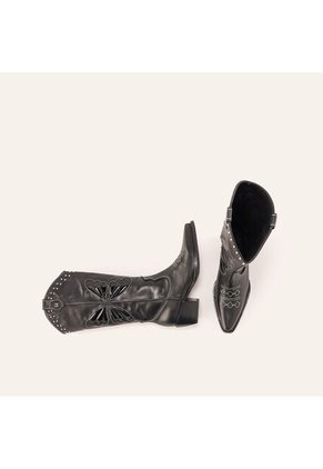 Botas Jerez Caña Alta Negro Glamour Botas Jerez Caña Alta Negro Glamour Talla 37