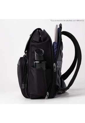 Morral Con Tapa Tunez Negro Platinum Morral Con Tapa Tunez Negro Platinum