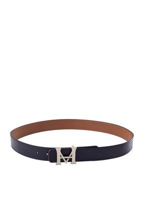 Cinturón Casual Monograma Doble Faz Indigo Caoba Cinturón Casual Monograma Doble Faz Indigo Caoba Talla L