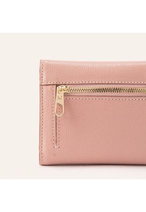 Billetera Mediana Kika Rosado Pálido Siena Billetera Mediana Kika Rosado Pálido Siena