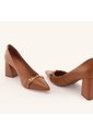 Tacones Girasol Nuez Julia de Mario Hernández