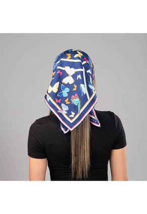 Pañoleta Carre Paraíso Cielo 70X70 Foulard