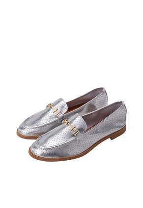 Mocasín Loafer Gracia Plata Julia Mocasín Loafer Gracia Plata Julia Talla 37