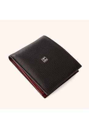 Billetera Extraplana Con Inserto Negro Vinotinto Porto Billetera Extraplana Con Inserto Negro Vinotinto Porto