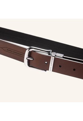 Cinturón Brio Negro Coñac