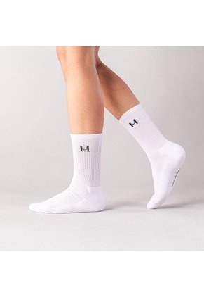 Medias Monocroma Blanco MH Socks Medias Monocroma Blanco MH Socks
