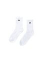 Medias Monocroma Blanco MH Socks Medias Monocroma Blanco MH Socks de Mario Hernández