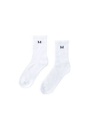 Medias Monocroma Blanco MH Socks Medias Monocroma Blanco MH Socks
