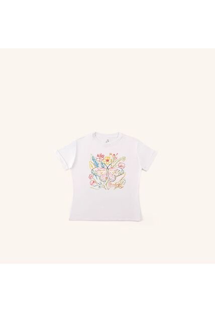 Camiseta Cira Blanco Tierra Arriba Camiseta Cira Blanco Tierra Arriba Talla M