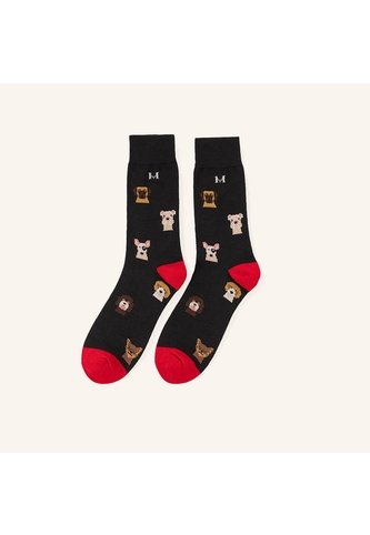 Medias Perros Esencial Negro MH Socks Mario Hernández