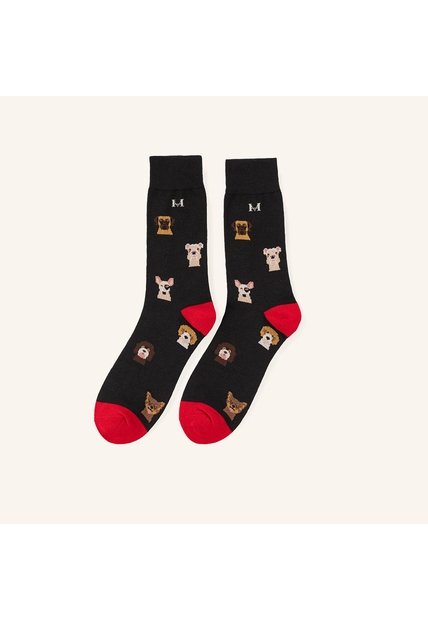 Medias Perros Esencial Negro MH Socks