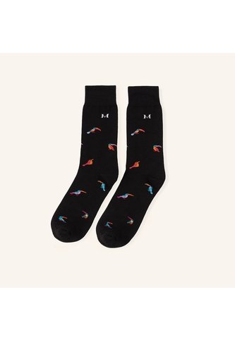 Medias Pluma Negro MH Socks Mario Hernández