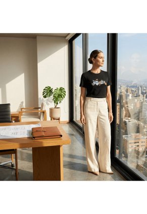Camiseta Vuelo Negro Tierra Arriba Camiseta Vuelo Negro Tierra Arriba Talla S