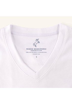 Camiseta Solar Blanco Rey Tierra Arriba Camiseta Solar Blanco Rey Tierra Arriba Talla M