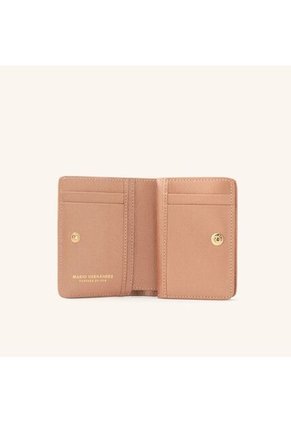 Billetera Marsella Mediana Rosado Metalizado Fontana Billetera Marsella Mediana Rosado Metalizado Fontana