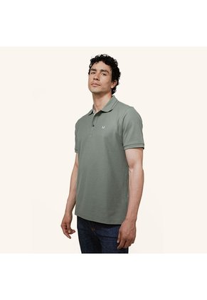 Camiseta Polo Emblema Cipres Tierra Arriba Camiseta Polo Emblema Cipres Tierra Arriba Talla L